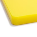 Planche à découper standard épaisse basse densité Hygiplas jaune
